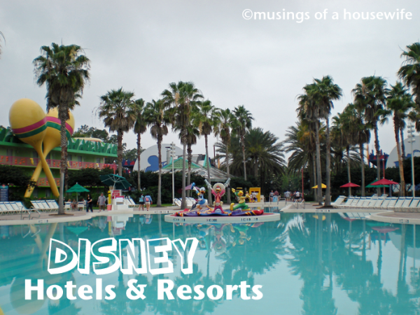Disney's all star music resort pool area