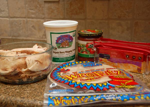 ingredients for chicken enchiladas