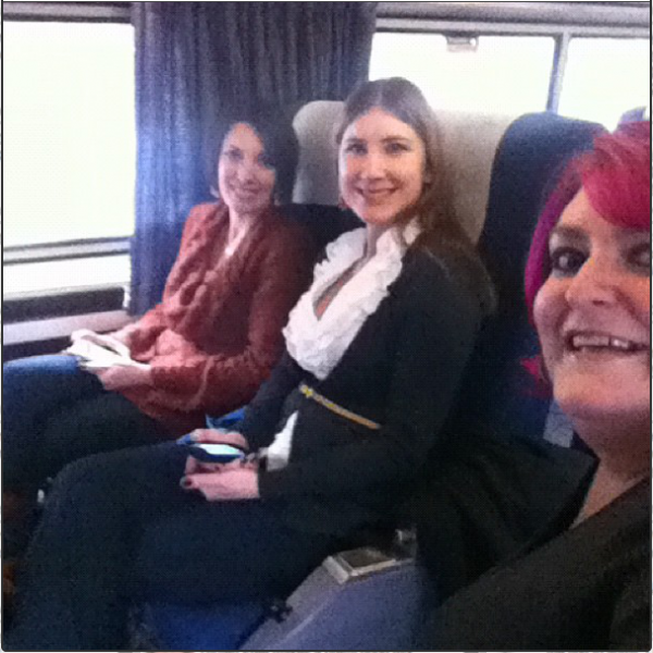 Jo-Lynne Mel and Cecily on our way to Sole Sister event
