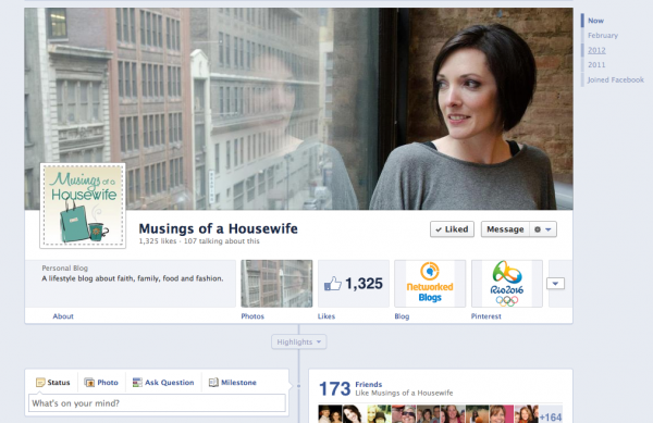 Facebook timeline page cover photo