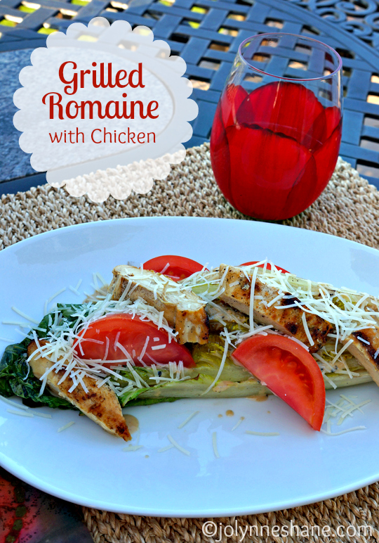 Grilled Romaine with Chicken