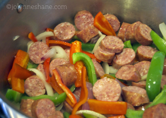 sausage-peppers-onions