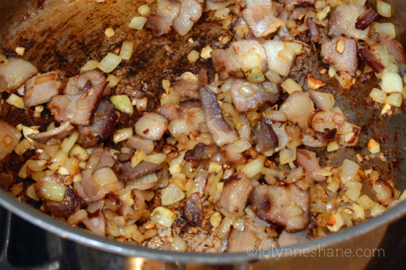 browned-bacon-and-onions