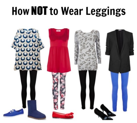 how NOT to wear leggings