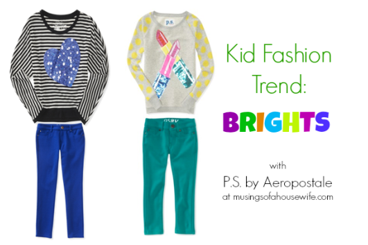 Kid Fashion Trend: BRIGHTS!