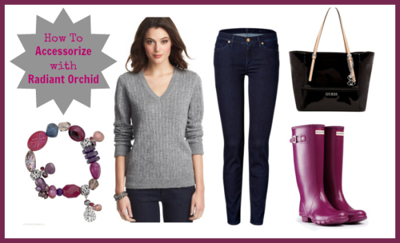 How to Wear Radiant Orchid #pointsforpassions 