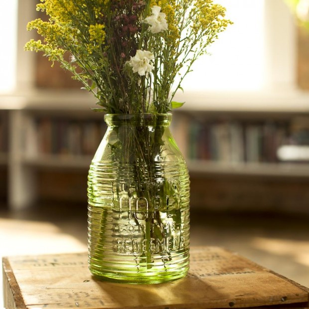 vintage glass vase dayspring