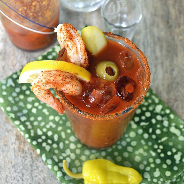 Lt. Dan's Best Bloody Mary Mix Recipe (Homemade!) - A Spicy Perspective