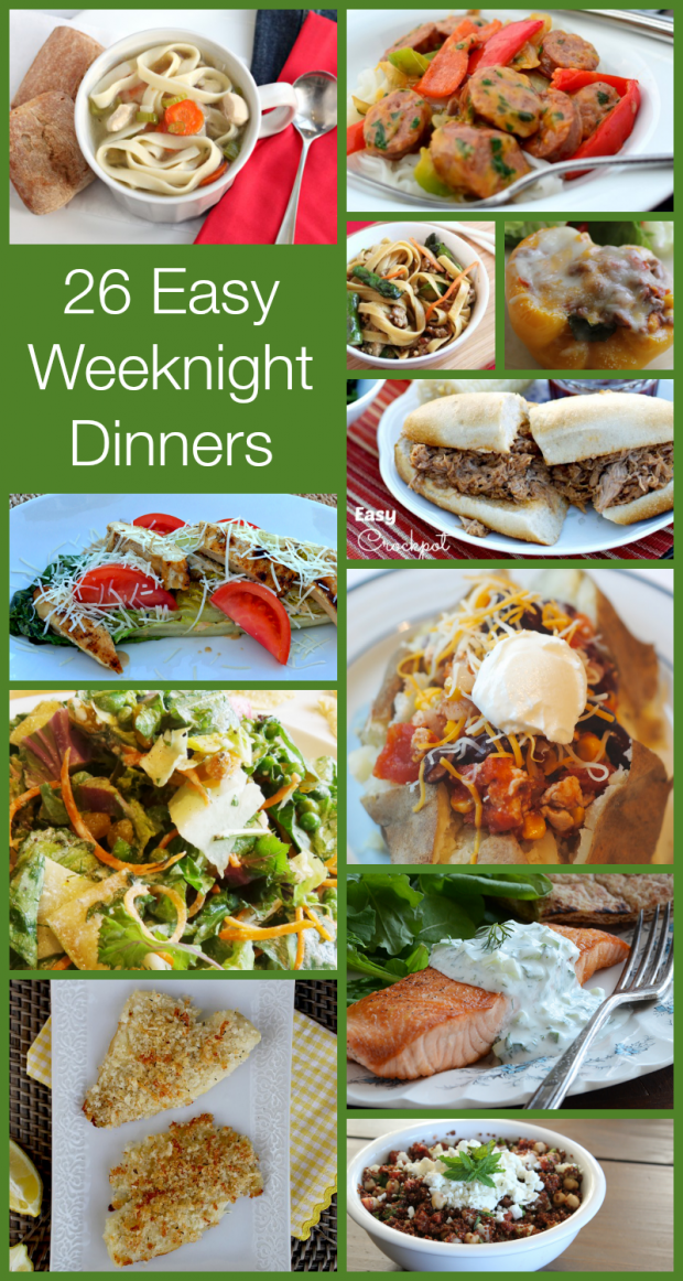 easy healthy weeknight dinners
