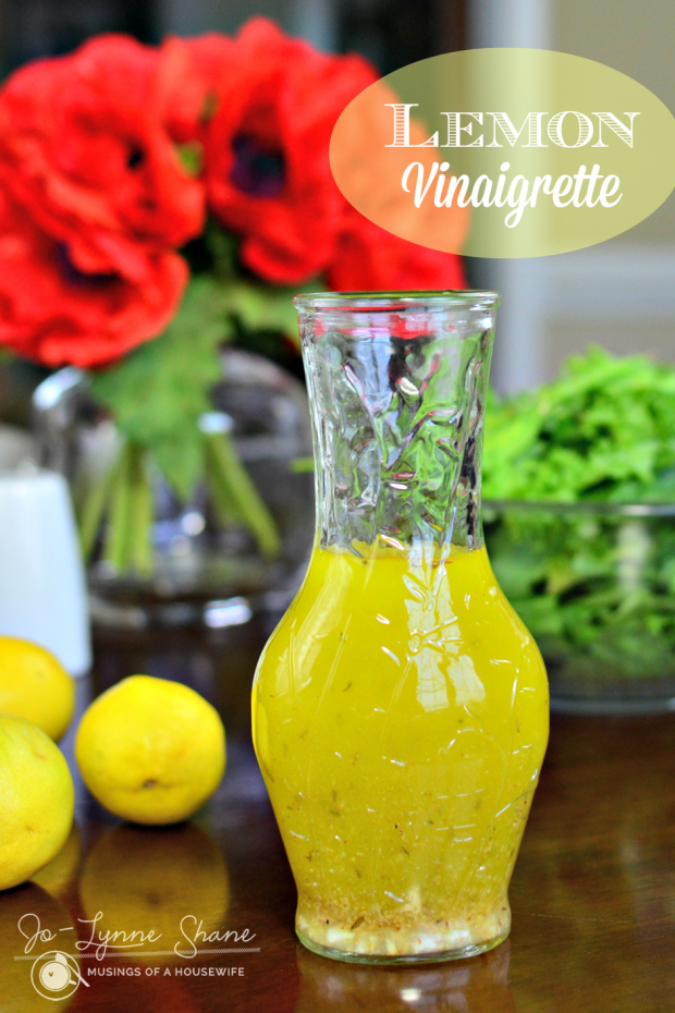 Easy and delicious lemon vinaigrette recipe... perfect for dressing those summer #CSA greens! 