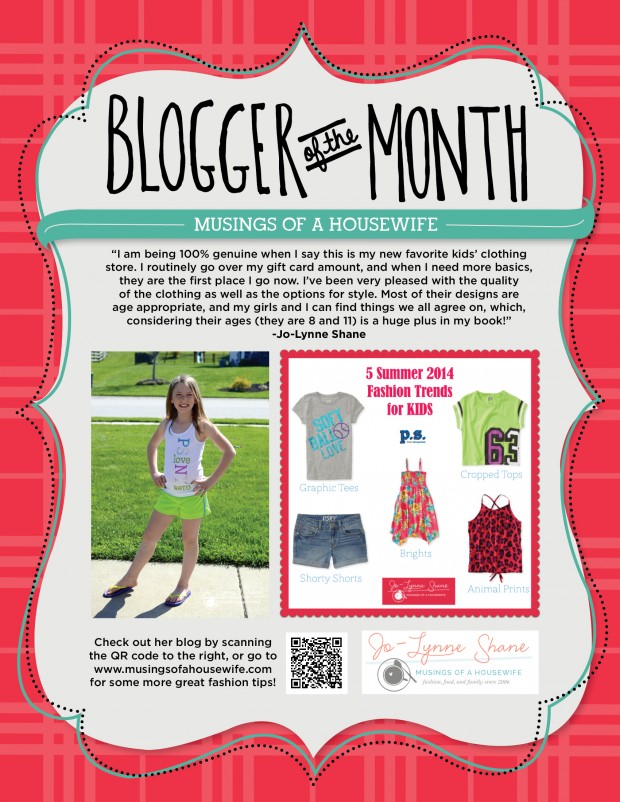 July Blogger of the Month - Musings of a Housewife