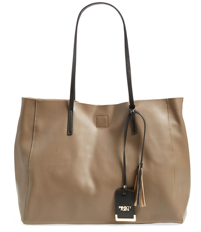 POVERTY FLATS by rian 'Colorful' Faux Leather Shopper