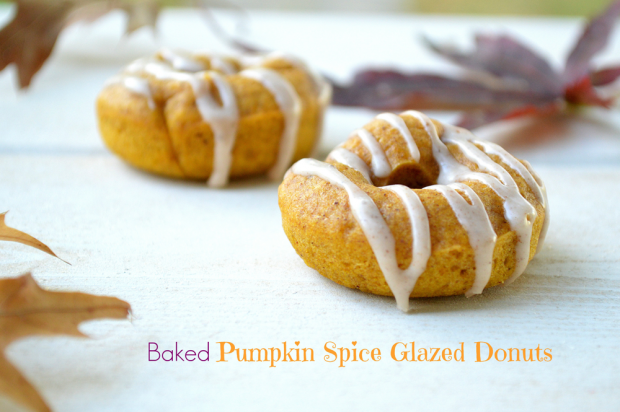 Baked Pumpkin Donut Recipe with Pumpkin Spice Glaze