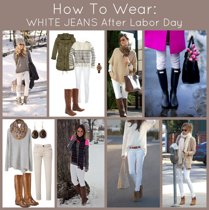 how to wear white jeans after labor day