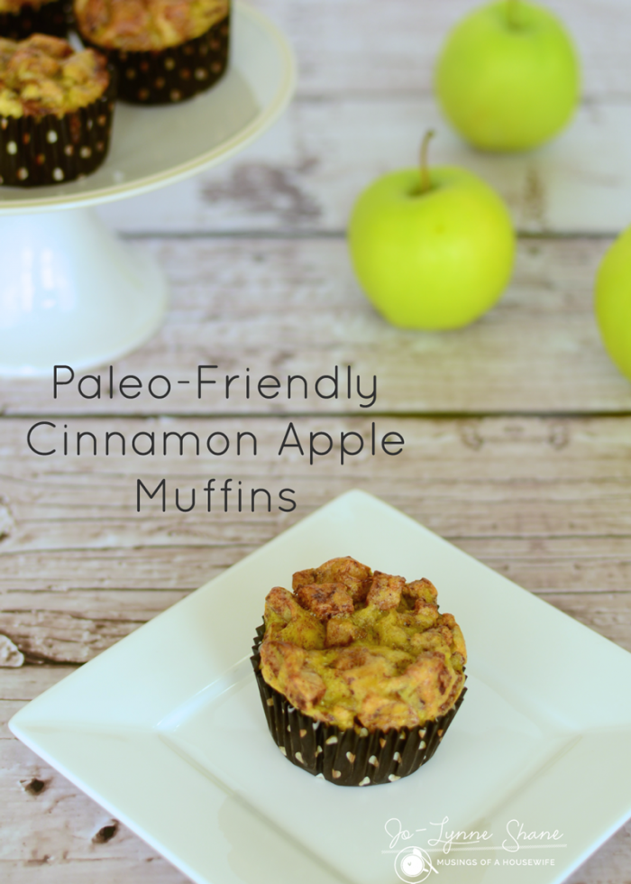 These Paleo-Friendly Muffins with cinnamon and real apples are easy to make, and they don't stay around for long! Get the recipe!