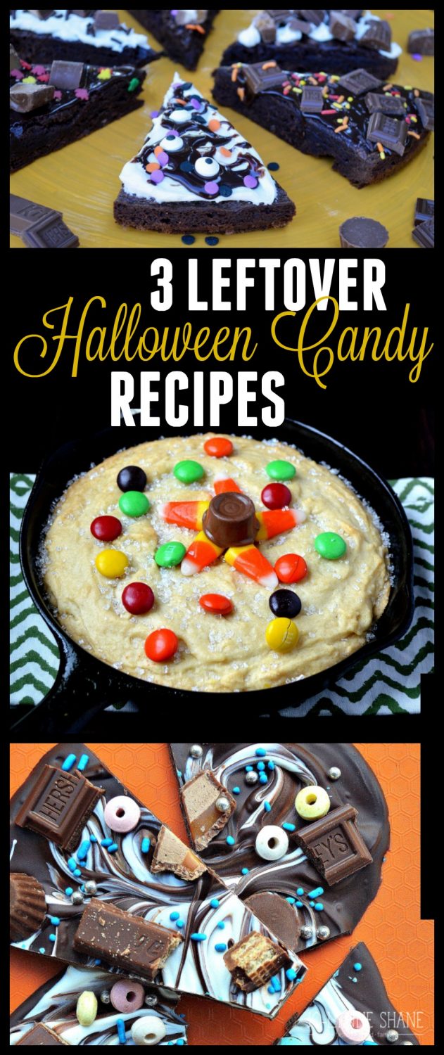 Got leftover Halloween candy? These 3 recipes will get it off your counter and out of your house. Plus, the kids can help too!