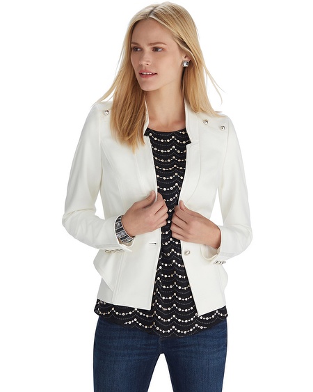 white jacket for date night