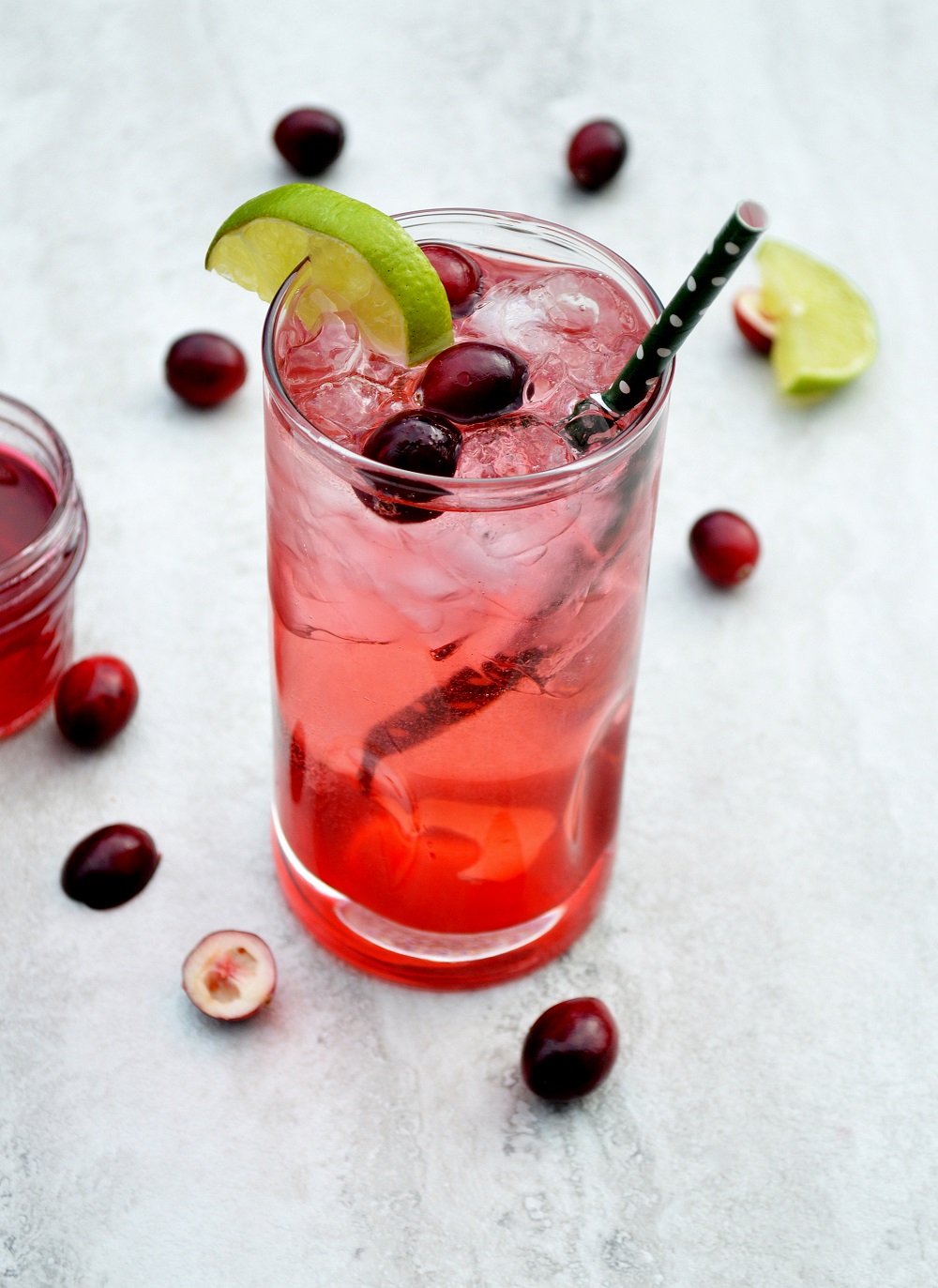 Holiday Cocktail: Cranberry Vodka Spritzers.