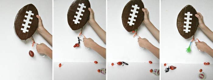 DIY Mini Football Pinata for Game Day Parties