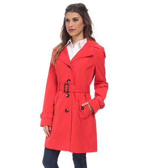 Calvin Klein Classic Red Trench