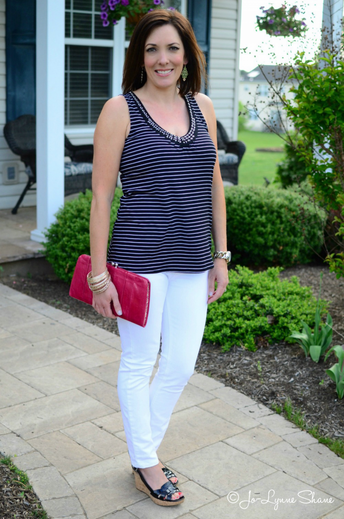 Fashion For Women Over 40: How to Wear White Jeans for Summer