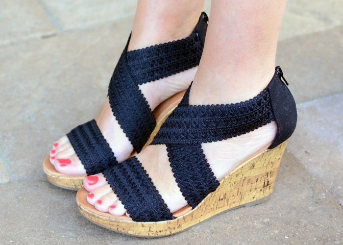 payless wedge shoes