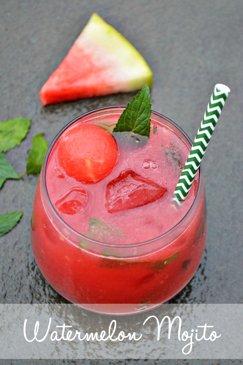 Want a twist on the popular mint mojito? Try this Watermelon Mojito Recipe -- it's the perfect summertime cocktail!