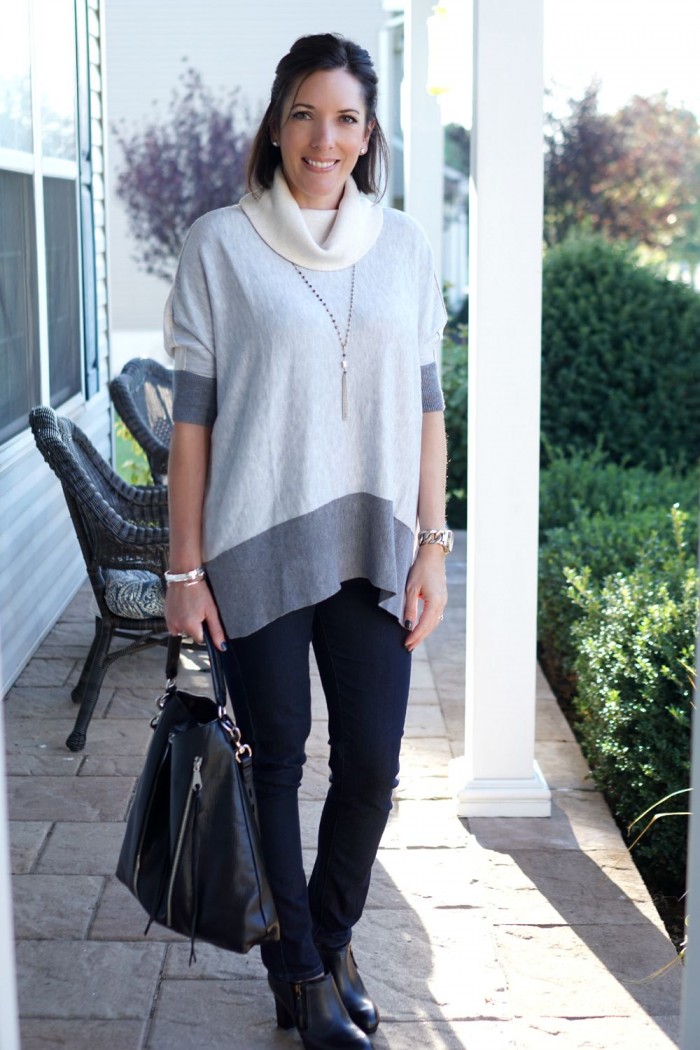 HIT OR MISS - COLORBLOCK CARDIGAN - 50 IS NOT OLD - A Fashion And Beauty  Blog For Women Over 50