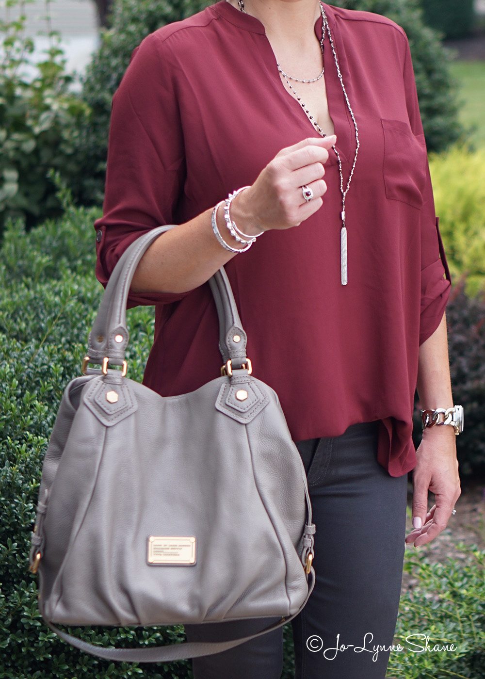 Fashion Over 40: How to Style the LUSH Roll-Tab Sleeve Tunic
