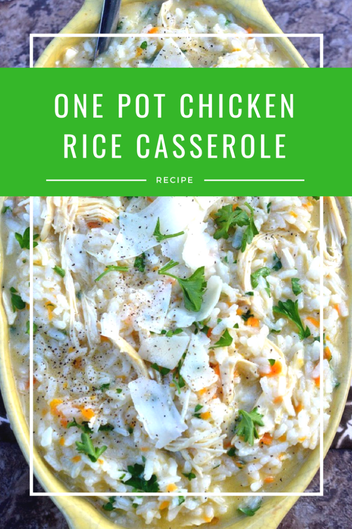 The ultimate comfort food in one pot -- chicken and rice casserole, ready in 20 minutes!