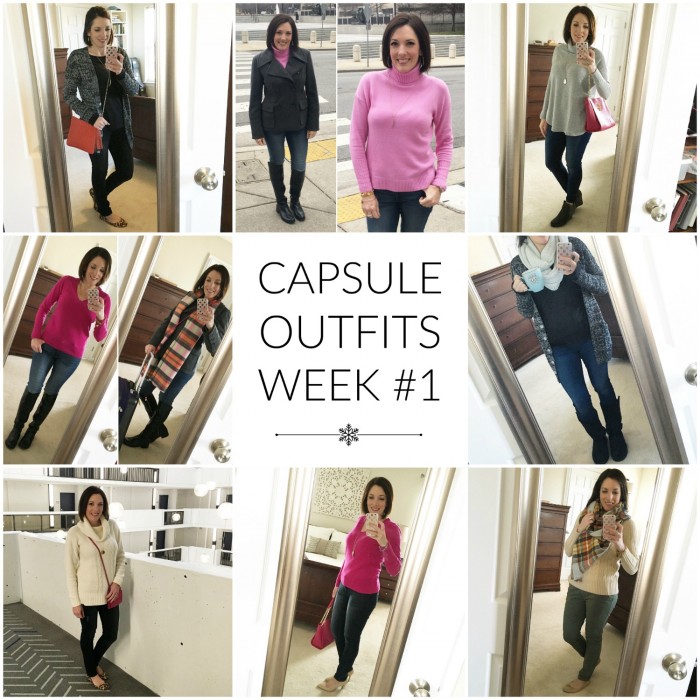Winter Capsule Wardrobe: My Outfits, Week #1