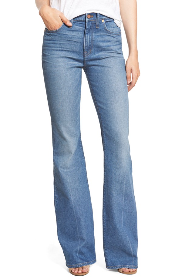 Madewell Flea Market Flares: One of the hottest spring denim trends!