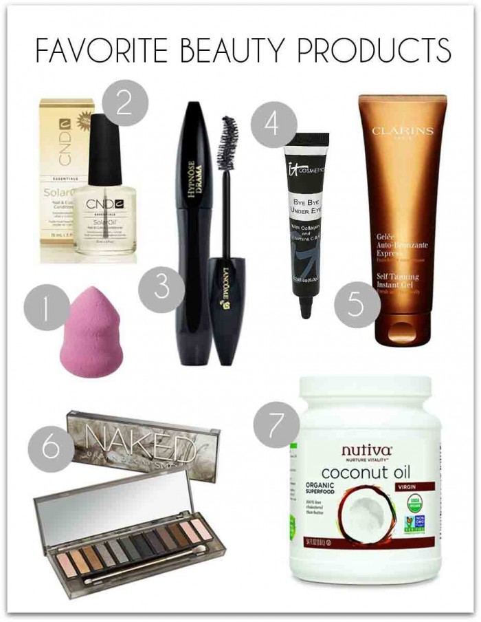 My 7 Favorite Beauty Products Right Now