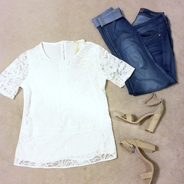 lace and denim