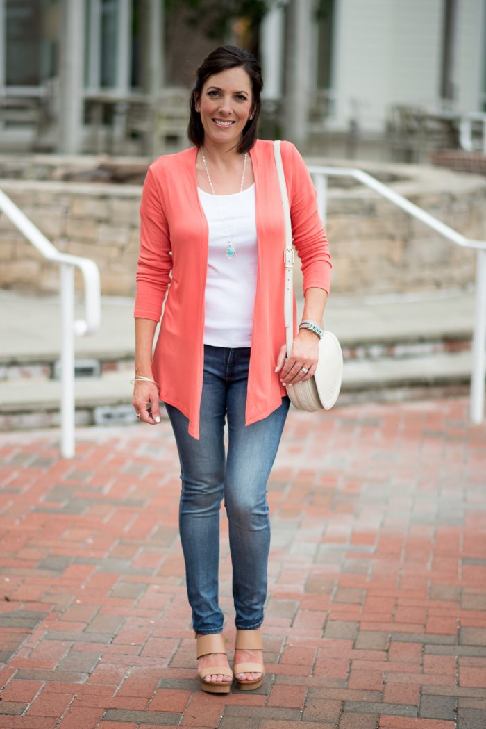 Summer Style for Women Over 40: This is the perfect outfit for cool summer evenings or a highly air-conditioned venue. Also, click through for a $200 Stitch Fix Giveaway!