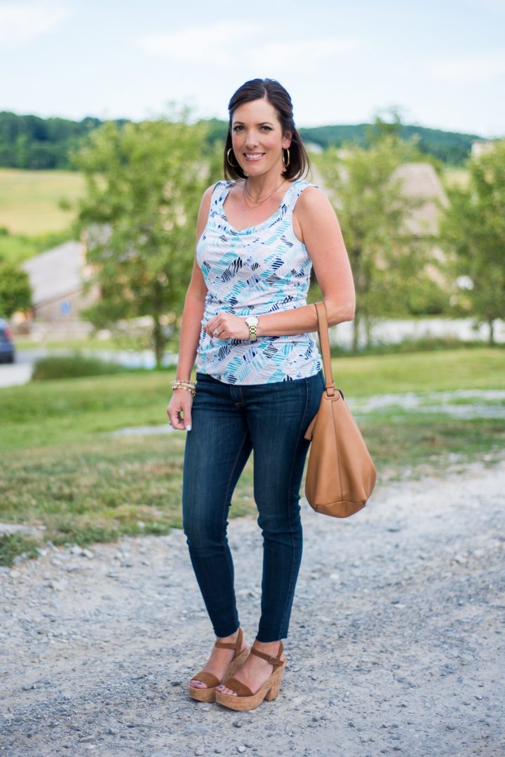 Prints Charming: Casual Summer Dinner Outfit