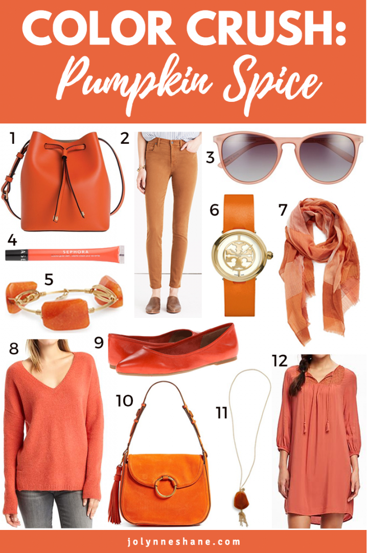 Wearable fall fashion for real life: Even if it's still hot where you are, bring some fall into your wardrobe with pumpkin! 