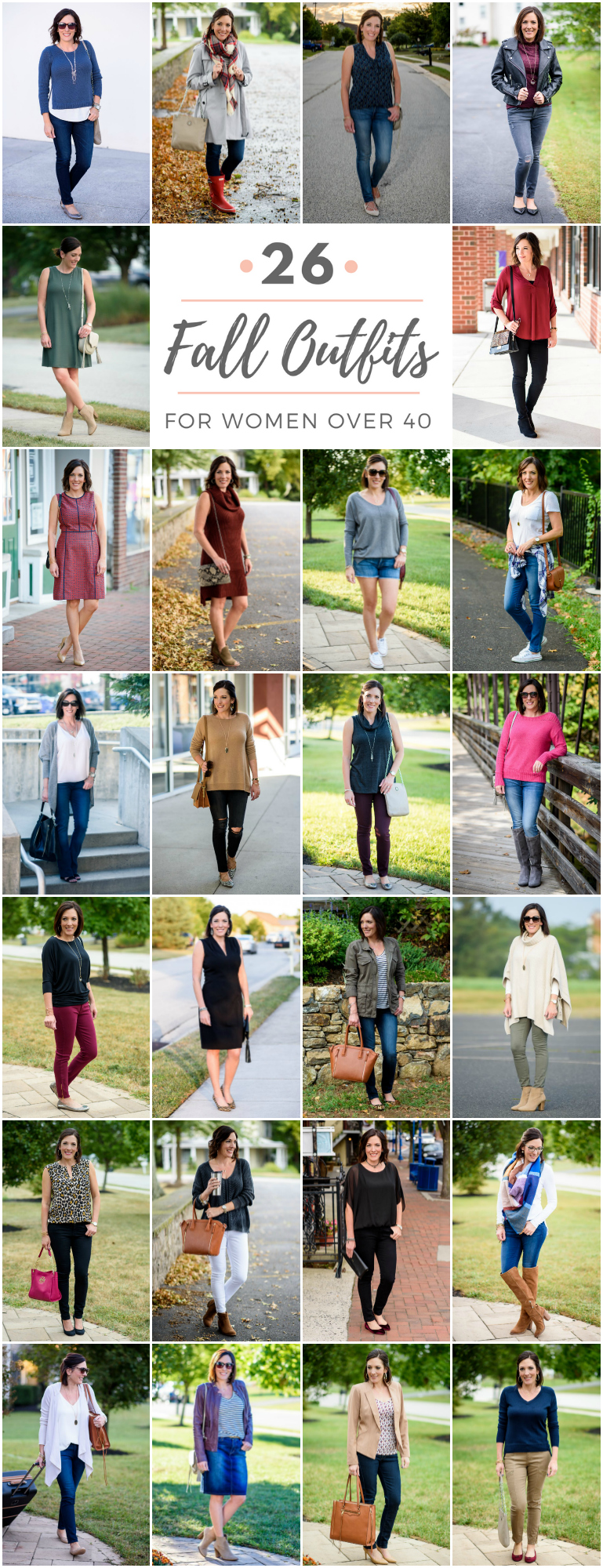 26 Wearable Fall Outfits for Women Over 40