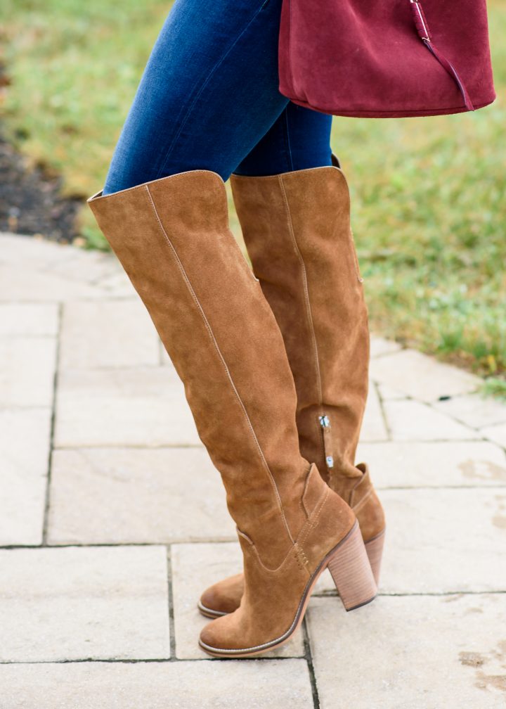 Fall Fashion Inspo: Blanket Scarf + OTK Boots