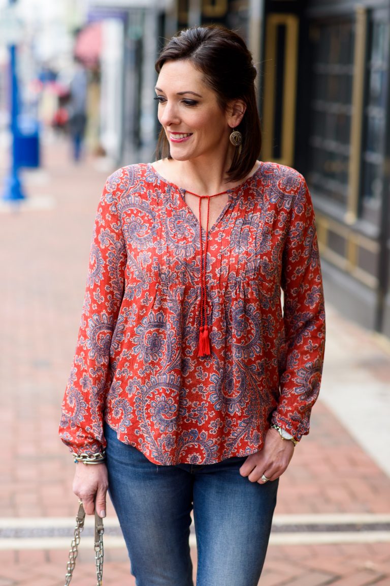 jcpenney peasant tops