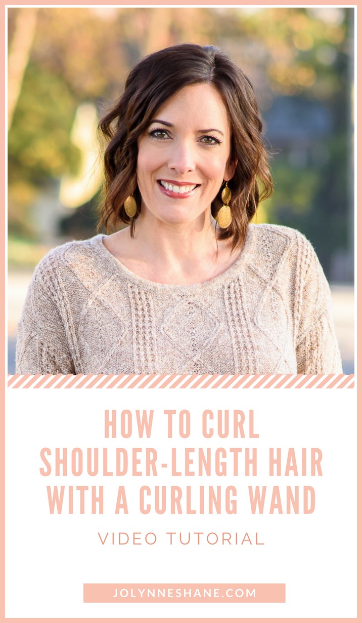 How to Curl Shoulder Length Hair with a Curling Wand