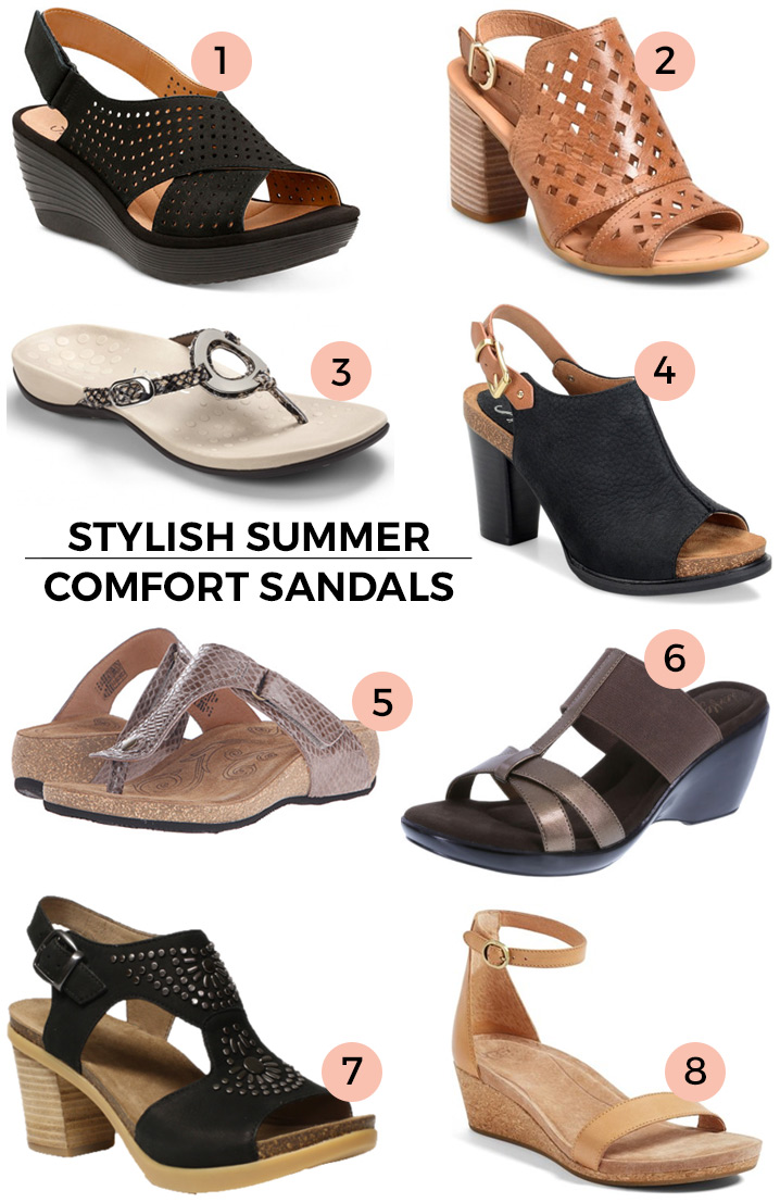Stylish Comfort Sandals for this Spring 