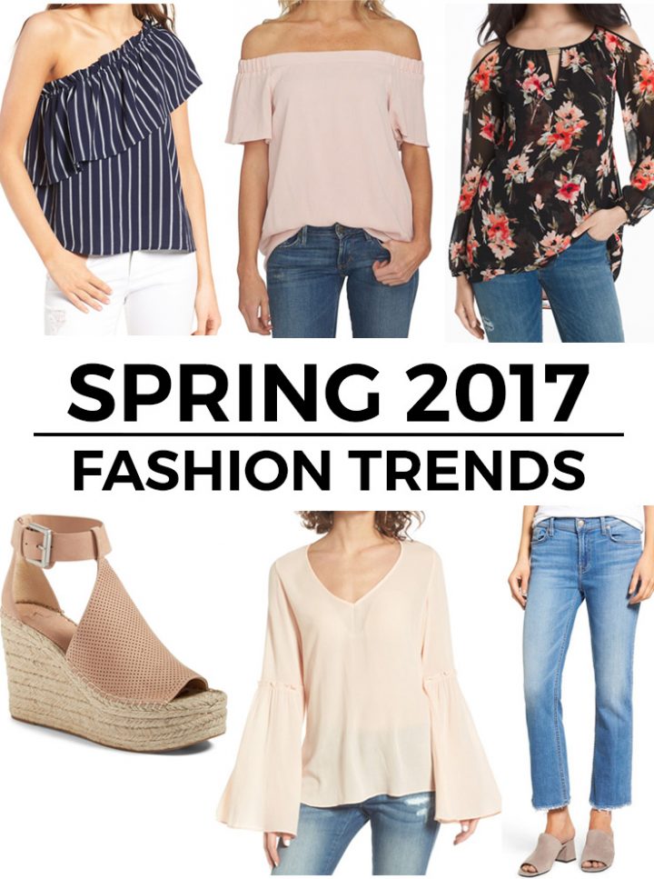 I've gathered the top spring 2017 fashion trends you will want to add to your wardrobe this season! Click through for shopping links.
