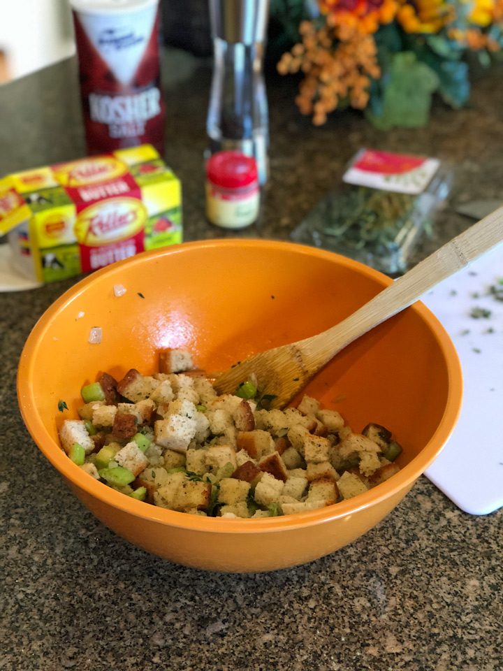 Herbed Bread Stuffing Recipe for Thanksgiving