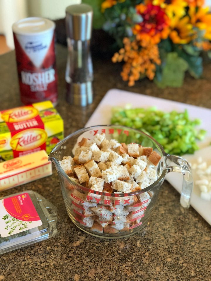 gluten-free bread cubes for herbed bread stuffing recipe
