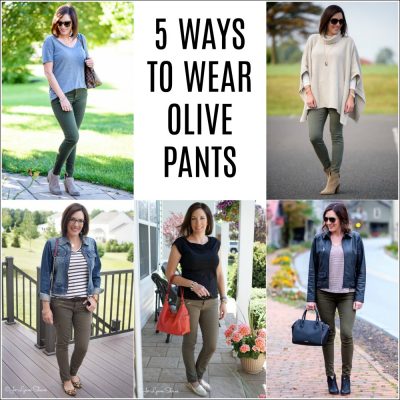 5 Ways to Wear Olive Pants