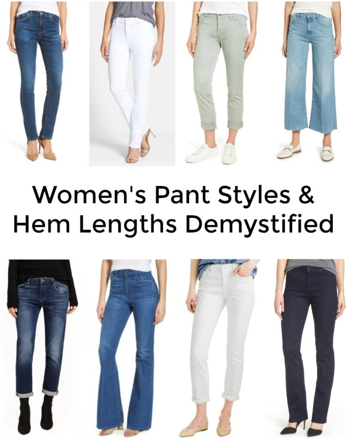Women's Pant Styles and Hem Lengths Demystified and other popular posts from April 2018 | Fashion for Women Over 40