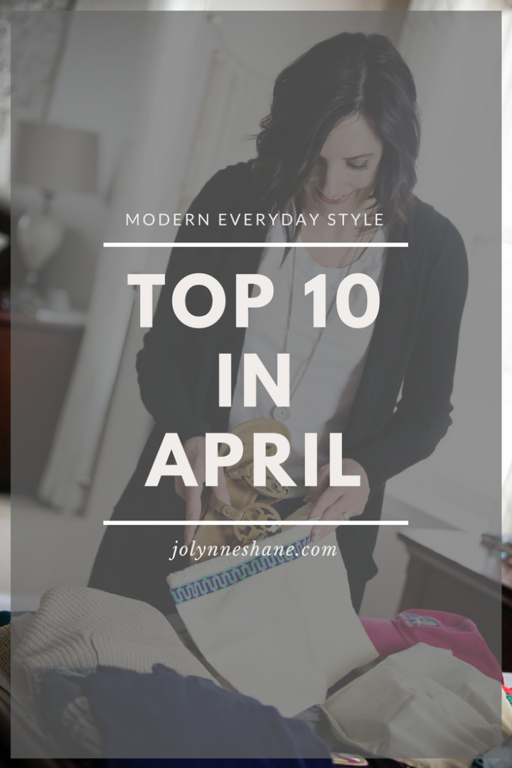 My Top 10 most popular posts from April 2018 and the most popular products purchased from my blog