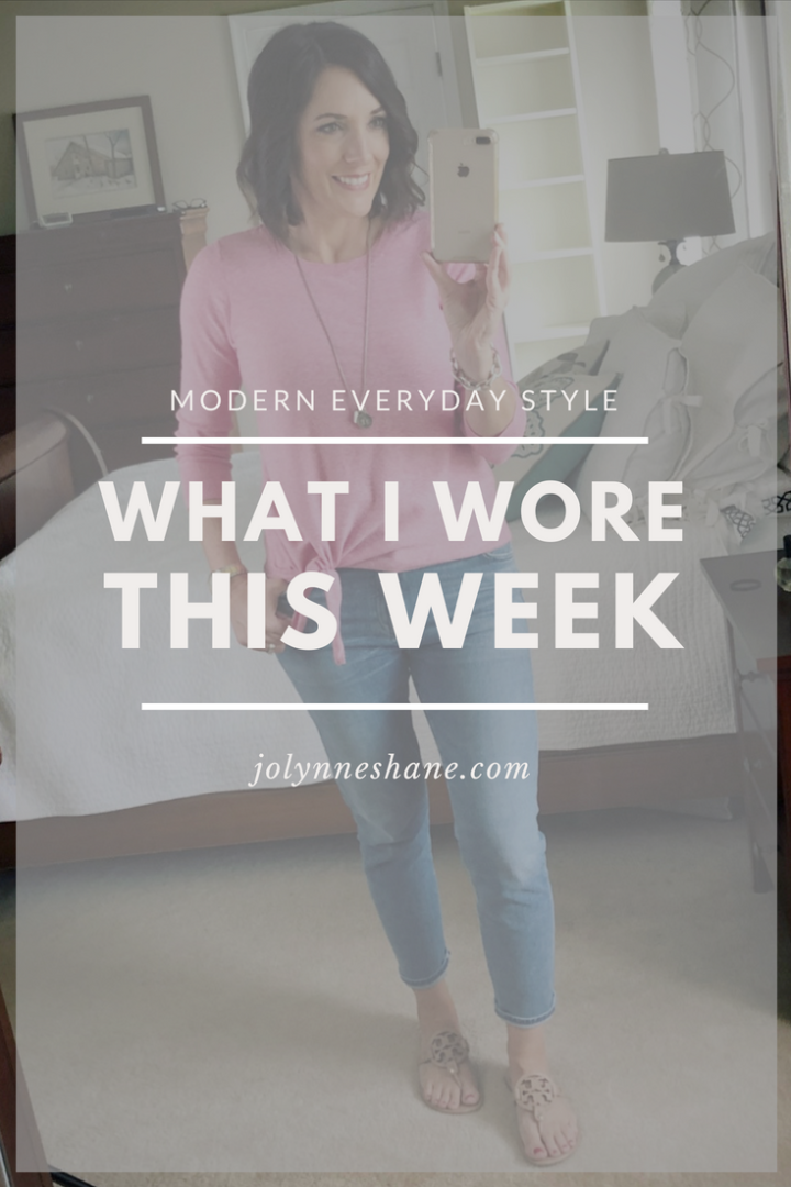 What I Wore This Week: Everyday outfits for the modern mom #springfashion #momfashion #outfits
