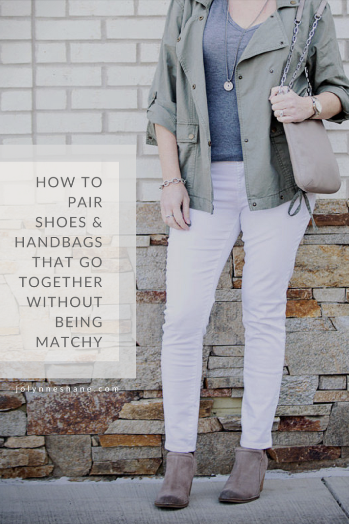 HOW TO PAIR SHOES AND HANDBAGS THAT GO TOGETHER WITHOUT BEING MATCHY MATCHY